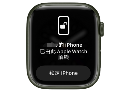 镇海苹果手机维修分享用 AppleWatch 解锁配备面容 ID 的 iPhone方法 