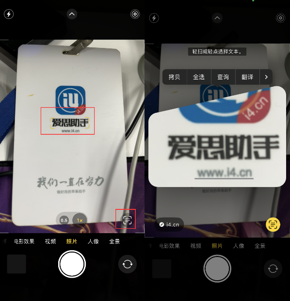 镇海苹果手机维修分享升级iOS 16后如何通过相机翻译文本 
