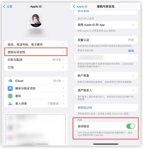 镇海苹果手机维修分享iOS 16 自动验证功能开启方法 