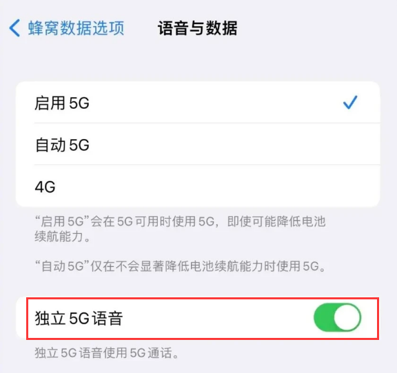 镇海苹果14维修分享iPhone 14 Pro如何开启VoNR 