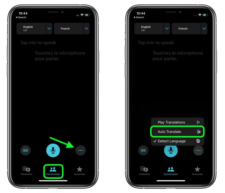 镇海苹果手机维修分享iOS 15 “翻译” App 新改进 