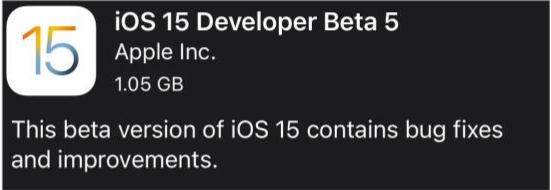 镇海苹果手机维修分享如何升级到iOS15.0 beta5 